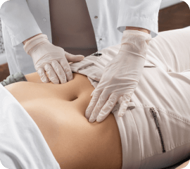 Abdominal wellness consultation visual